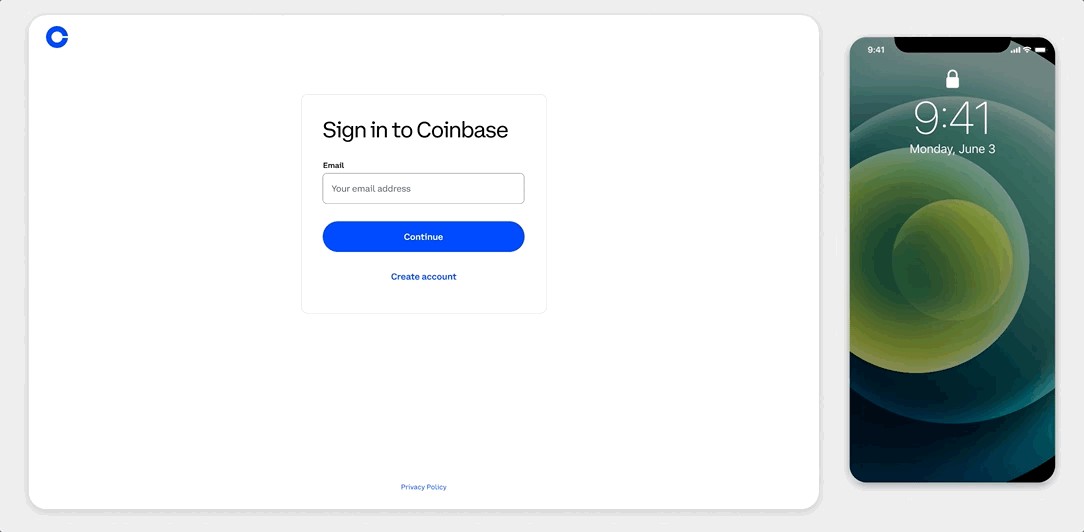 Introducing Coinbase Security Prompt — a safer and easier way of signing into Coinbase | by Coinbase | Jul, 2022