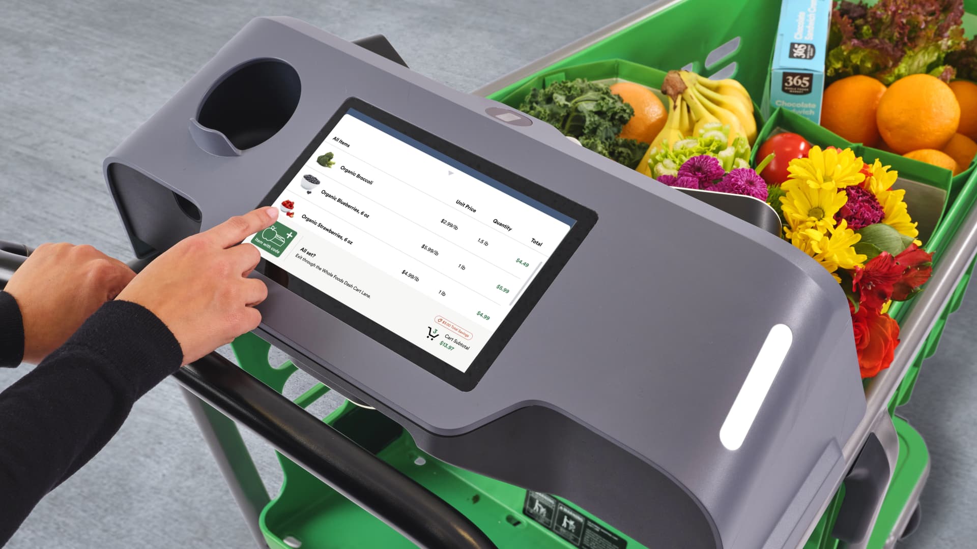 Amazon's smart grocery carts are coming to some Whole Foods stores