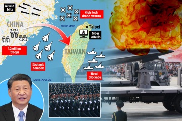 How China could attack Taiwan with drone swarms & one million troops