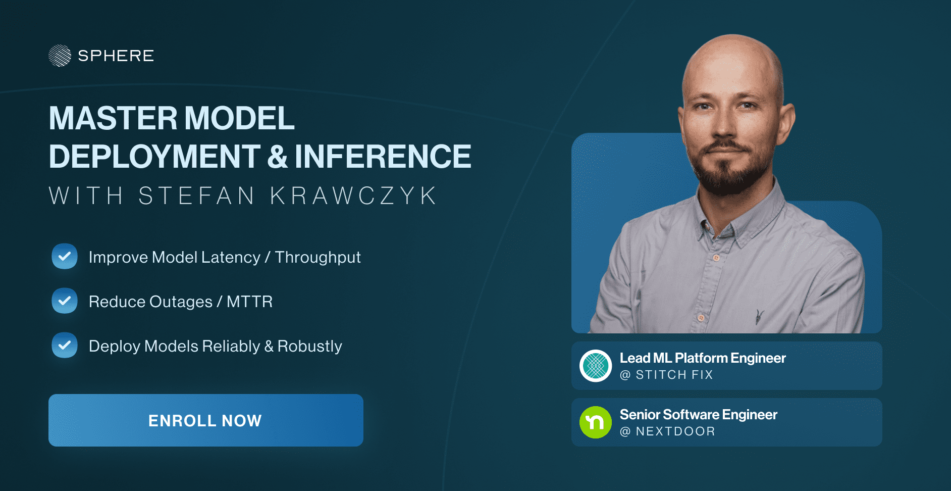 Live Model Deployment & Inference Course with Stefan Krawczyk