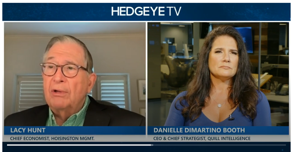 Lacy Hunt and Danielle DiMartino Booth on Liquidity and Problems the Fed Faces - Mish Talk