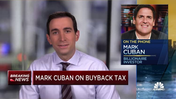 Mark Cuban: A tax on stock buybacks is a good idea