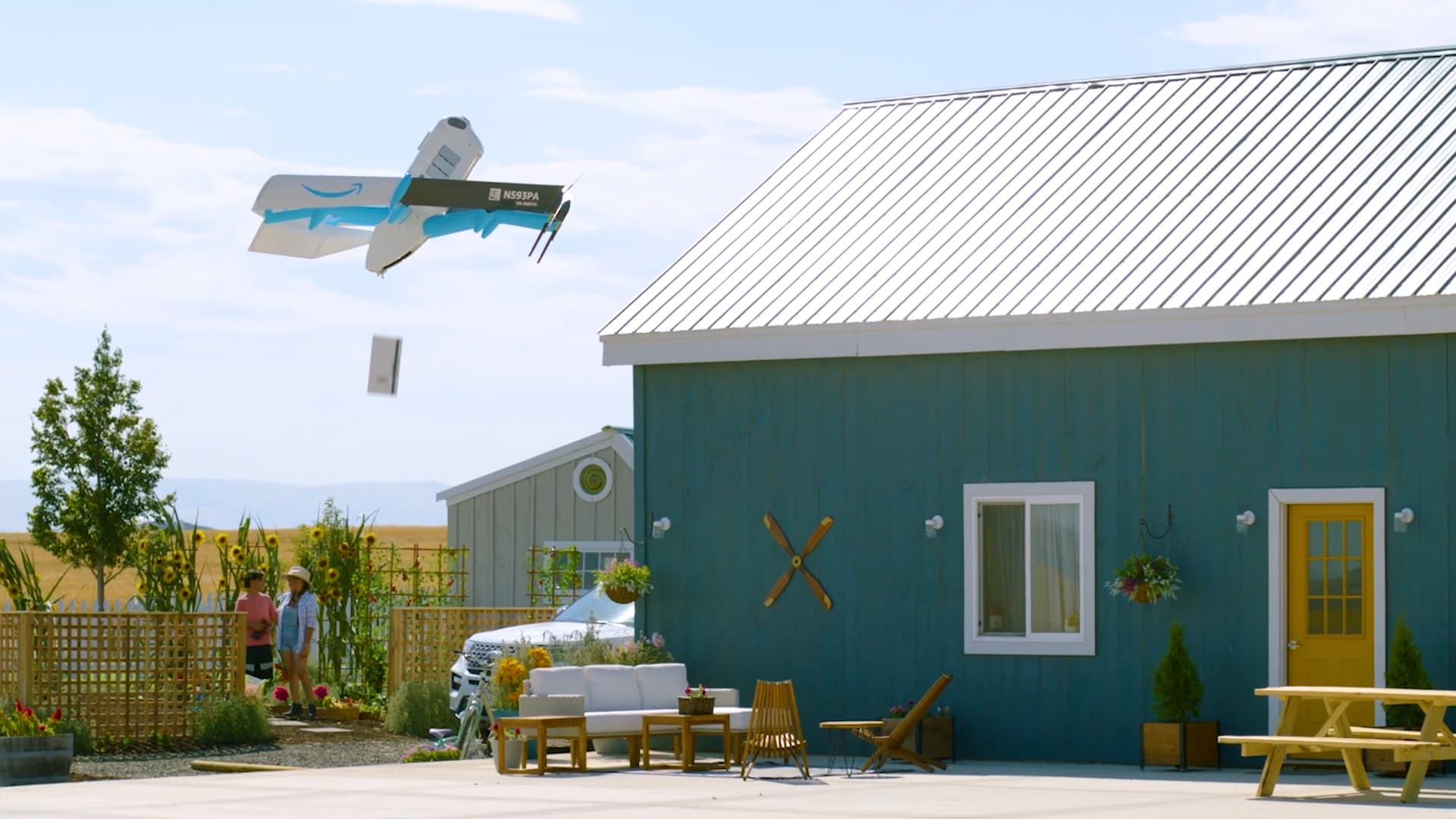 A first look at Amazon's new delivery drone