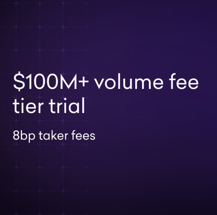 Announcing the Kraken $100M+ volume fee tier trial