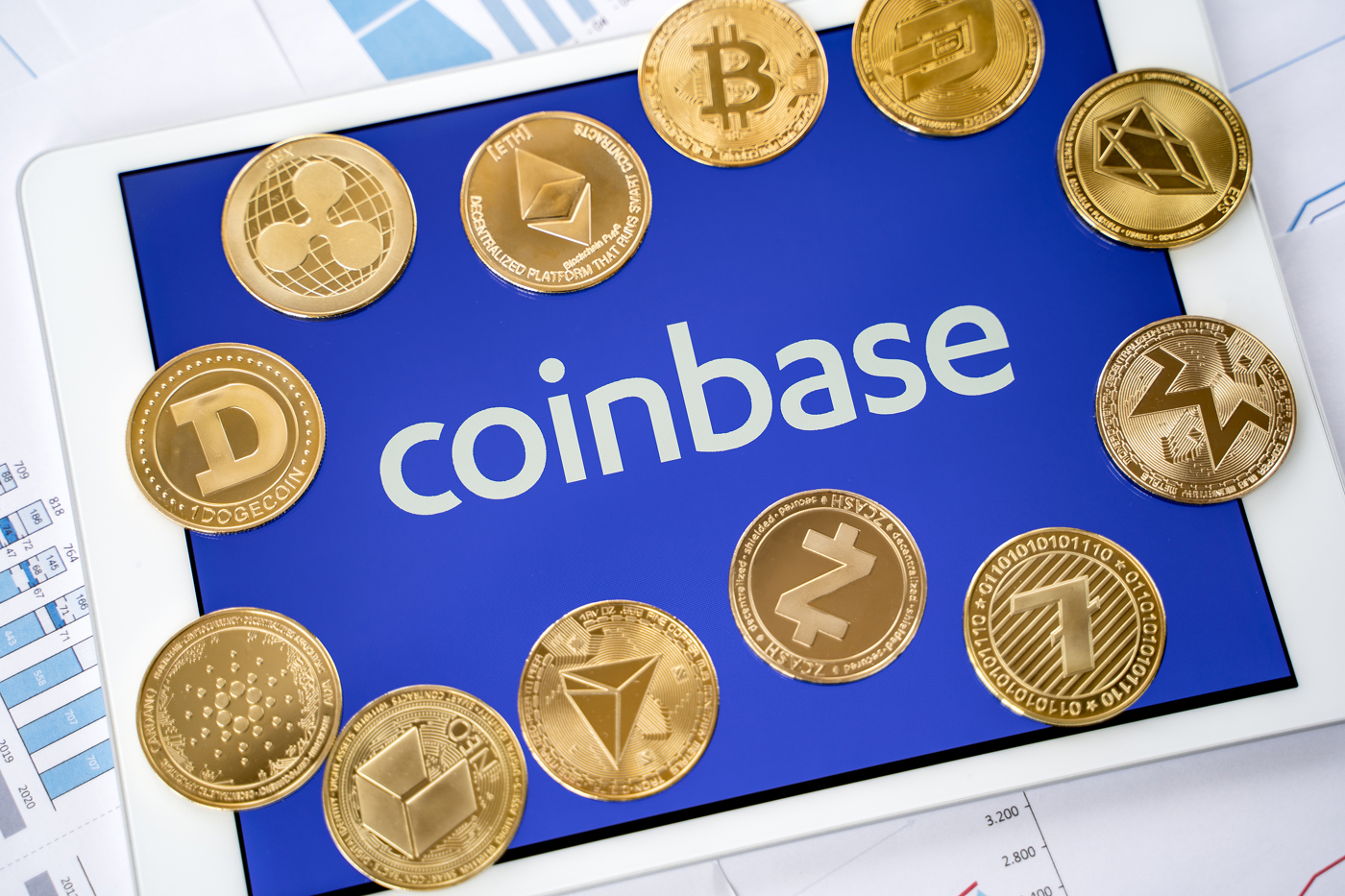 Coinbase, Cryptocurrency, Digital Currency, Bitcoin, Ethereum, Dogecoin